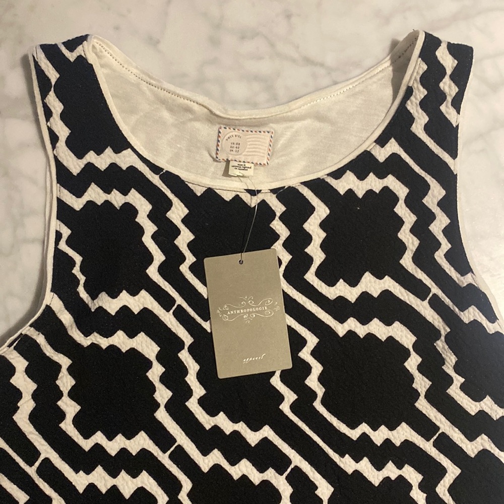 Anthropologie Patterned Dress NWT